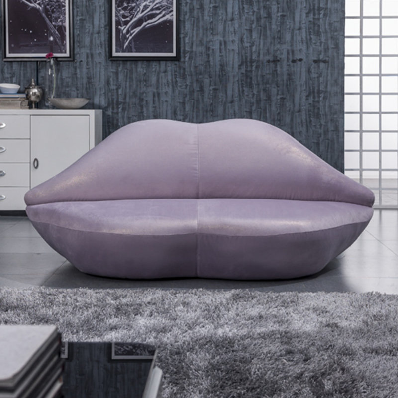 Canapé Minimalist Creative Lips, Mauve