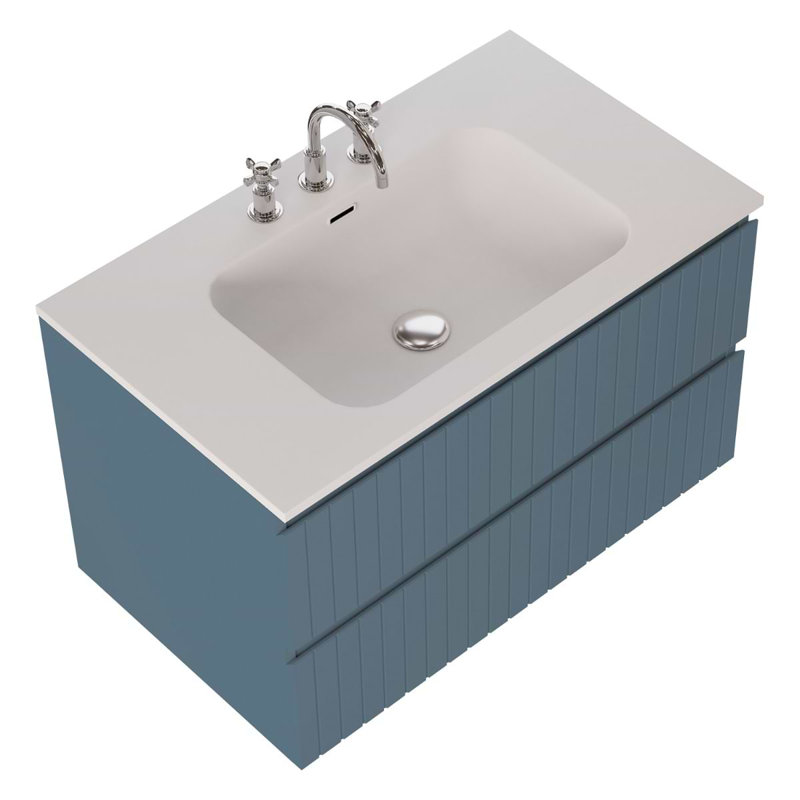Prima 24.25'' W Single Vanity, Denim Blue, 36"