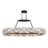 Ravelin 48" 4-Light Linear Chandelier