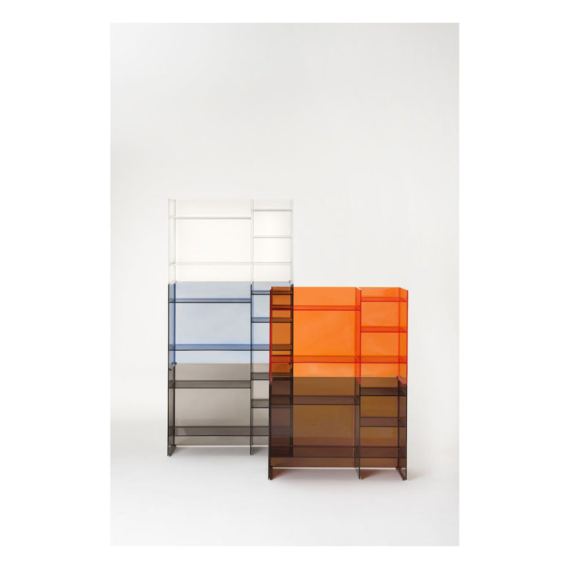 Kartell Sound Rack, Transparent Crystal