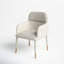 Katrina Upholstered Arm Chair in Beige