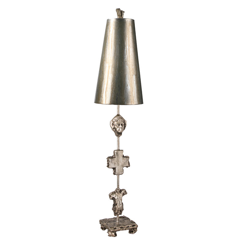 Fragment 40" Table Lamp, Silver