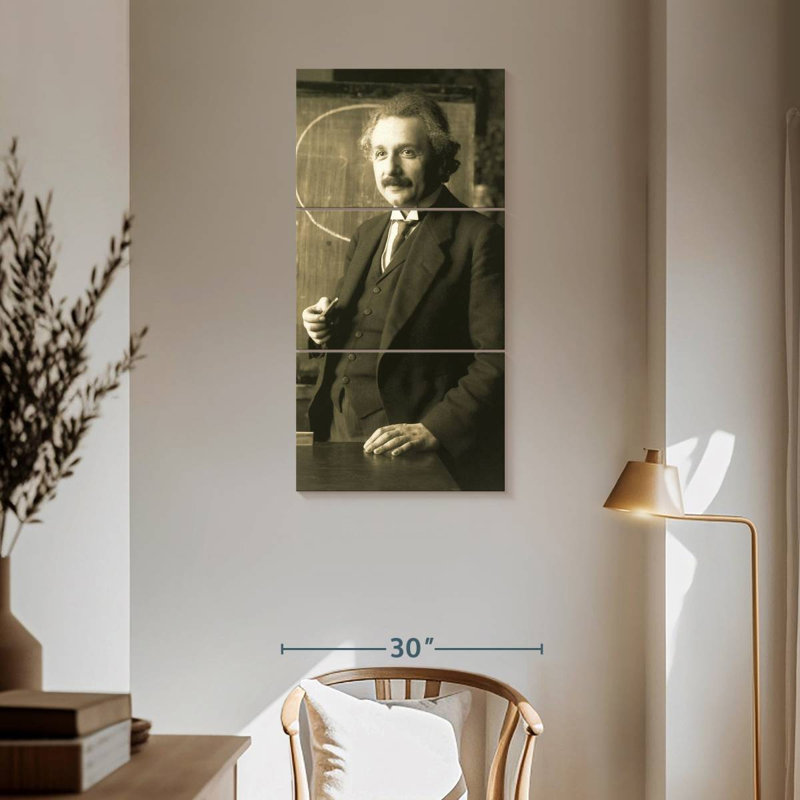 Genius Minded Einstein, 62" H x 30" W