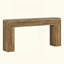Table d'entrée en bois, console rustique, canapé