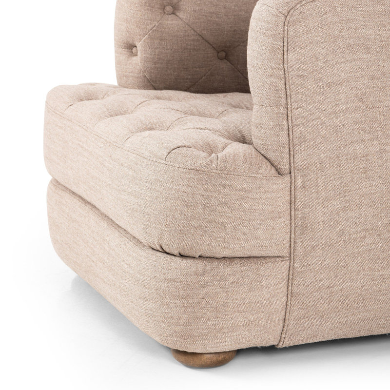 Paul Club Chair, Alcala Fawn Polyester Blend