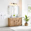 Meuble-lavabo double 54 po avec miroir Dejean-1610372076