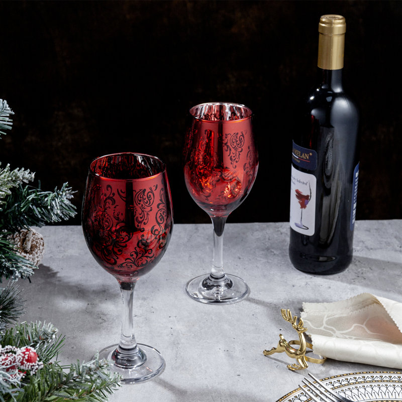 295.7ml Drinking Glass, Red