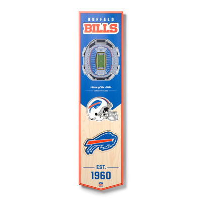 NFL 3D 8x32 Stadiumview Banner