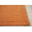 Tapis orange uni en laine touffeté à la main-241853633