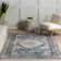 Davi Faded SplashGuard Machine Washable Area Rug