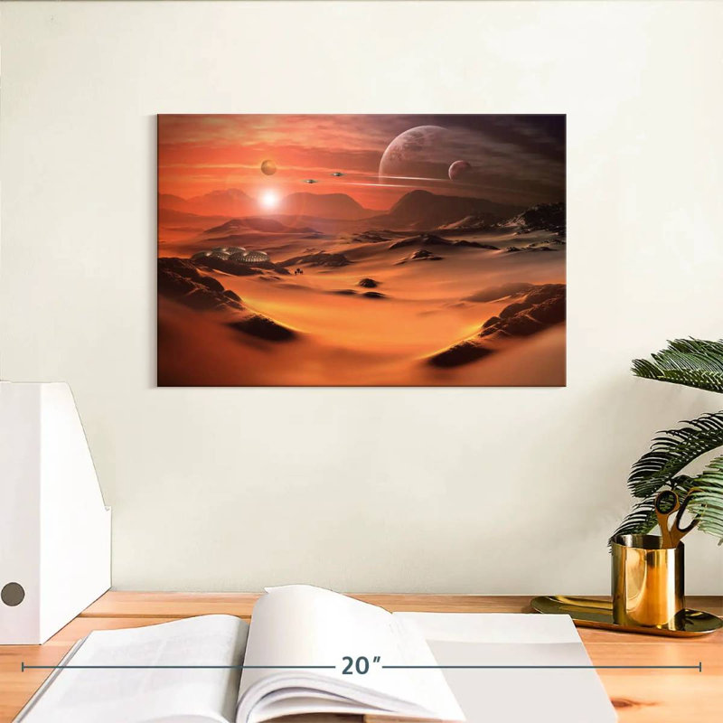 Planète extraterrestre Kelan Sci Fi, H 8 po x l 12 po