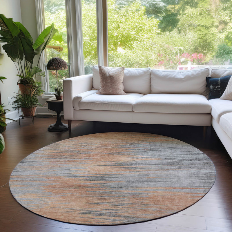 Tapis intérieur / extérieur Mahaney, Rond 8 pi