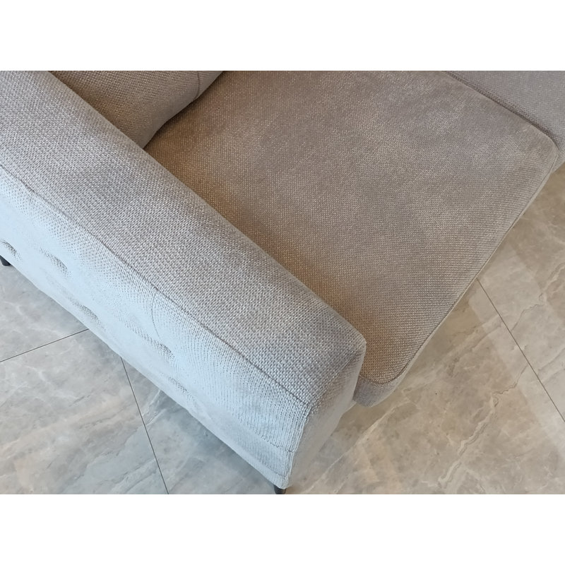2 Seater Cotton Blend Loveseat, 2