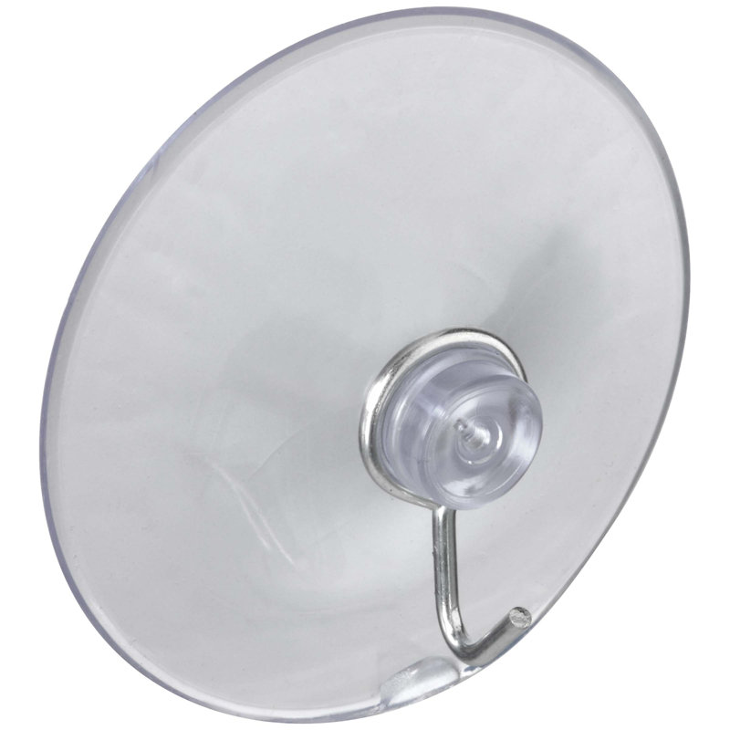 Ventouses National Hardware V2524 en transparent, H 4,9 po x l 4,6 po x P 7,2 po
