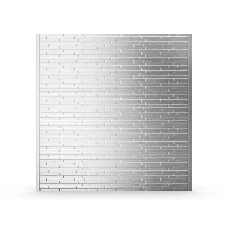 Speed tiles 30'' W x 30'' L Metal Peel and Stick Mosaic Tile