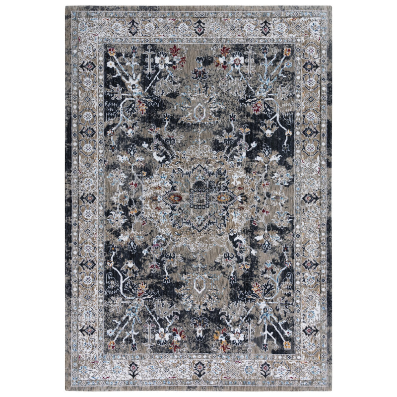 Tapis oriental gris, Rectangle 10 pi x 13 pi
