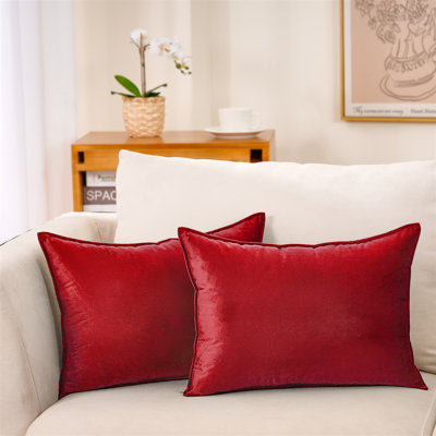 Velvet Reversible Throw Pillow