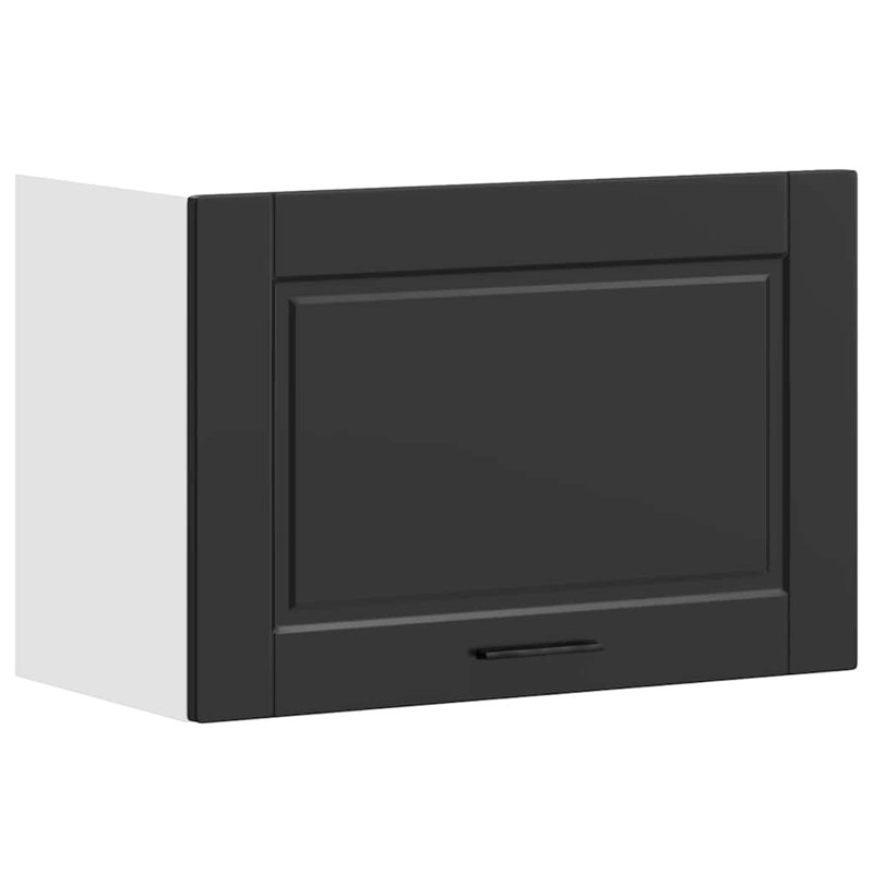 Armoire de coin en bois d'ingénierie Latitude Run, Noir, noir, noir, noir