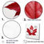 «Scarlet Maple Leaf Simplicity I», reproduction d'art sur toile encadrée-1272925987-1272925997