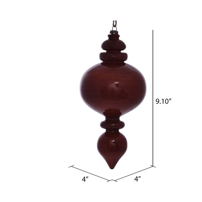 Ornement en forme de fleur 9 po, Cuivre