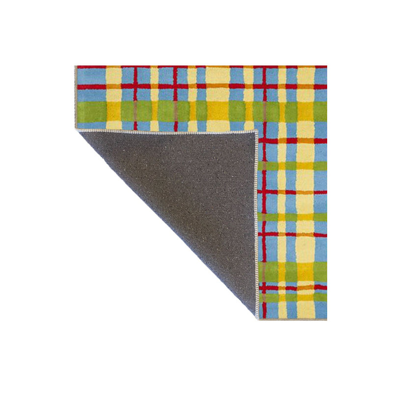 Tapis tissé à rayures multicolores lavable à la machine, Tapis de couloir 3 pi 3 po x 9 pi 10 po