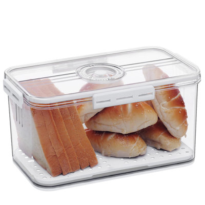 Boîte à pain Boîtes à pain pour comptoir de cuisine hermétique, contenant de rangement du pain avec couvercle, garde-pain