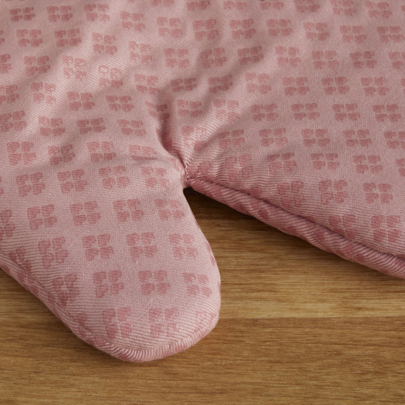 KitchenAid Asteroid Solid Textured Oven Mitt, Rose