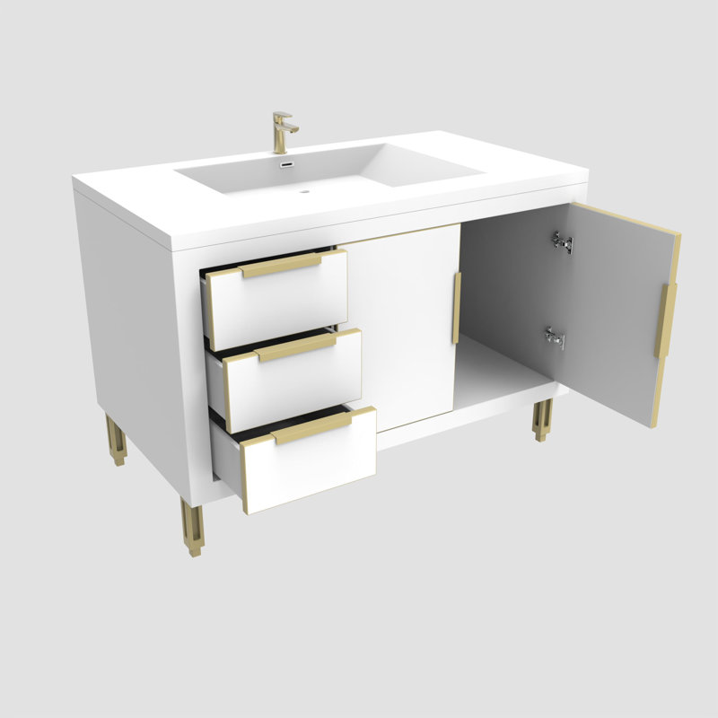 Ensemble de meuble-lavabo simple l 35 po