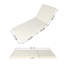 Chaise longue en bois d'acacia avec coussin-1695464826