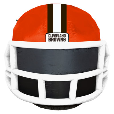 Casque gonflable Sporticulture NFL Cleveland Browns de 1,20 m avec lumières DEL et souffleur intégré - Décoration idéale pour la pelouse, le jardin et les fêtes dans la cour.