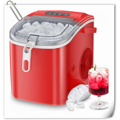 GLOBAL GIRLS LLC 26 Lb. Daily Production Bullet Clear Ice Countertop Machine