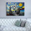 «Starry Pittie» par Dean Russo, art mural sur toile-437099250