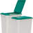 White Lid for 50 Quart Plastic Waste Container-24310082