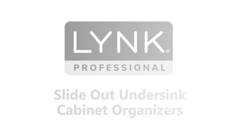 Lynk 451121 Under Sink Cabinet Organizer, 2-Shelf, Steel