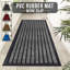 Kohner Non-Slip Indoor/Outdoor Hallway Kitchen Bedroom Rubber Door Mat-594685331-594685328