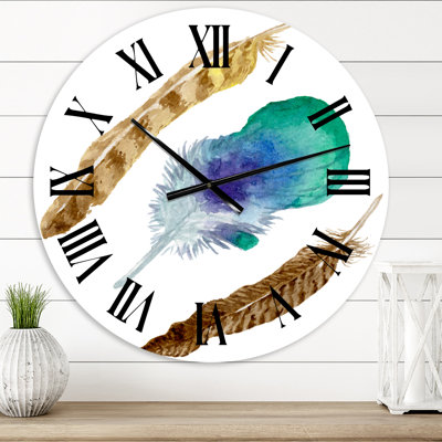 Horloge murale bohème et éclectique