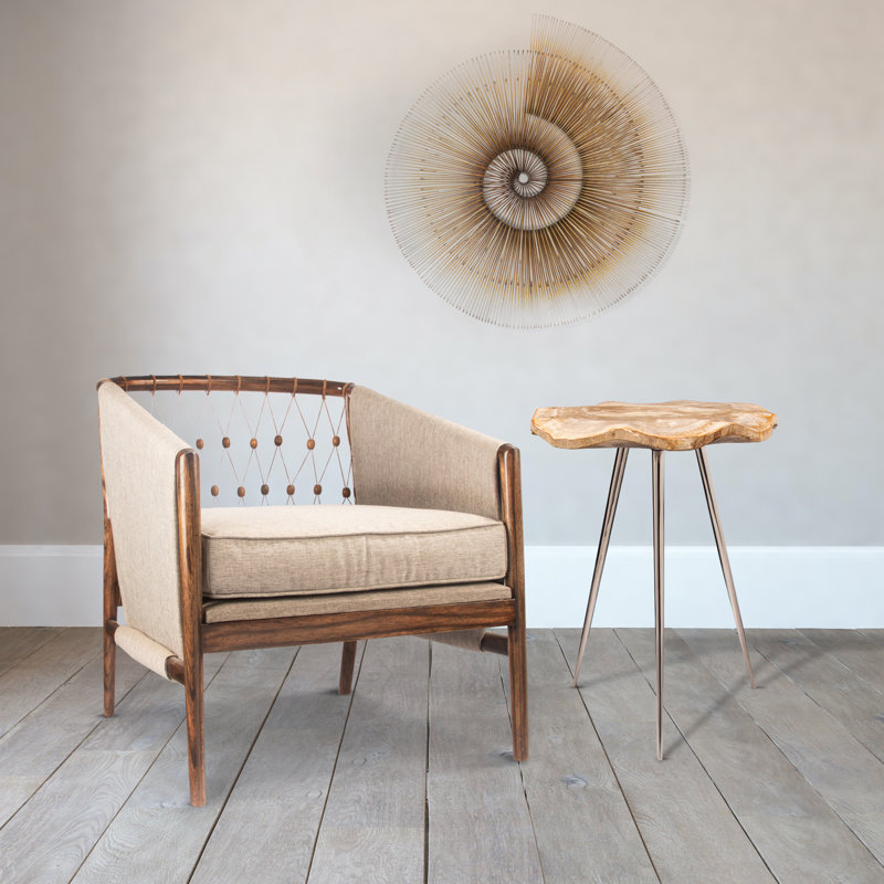 Chaise de patio avec coussins Ness