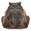 Statue hippopotame passepoil