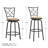 Basche Swivel Adjustable Height Bar Stool