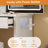 Vanity Desk Set With Sliding Lighted Mirror, Makeup Dressing Table With 4 Drawers & 9 Storage Spaces, Hidden Compartments And Cushioned Stool, White Beauty Furniture For Bedroom
