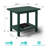 5-piece Hdpe Plastic Adirondack Chair Set With Side Table & Ottomans – All-weather Outdoor Patio Conversation Set-301960502