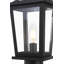 Jamila 7 Inch Outdoor Post Light in Black
