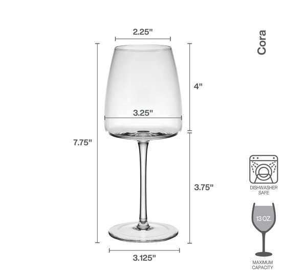 Villeroy & Boch Metro Chic White Wine Glasses, Set of 2