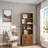 Tall Bookcase, Wooden 6 Shelf Bookshelves-1117535489