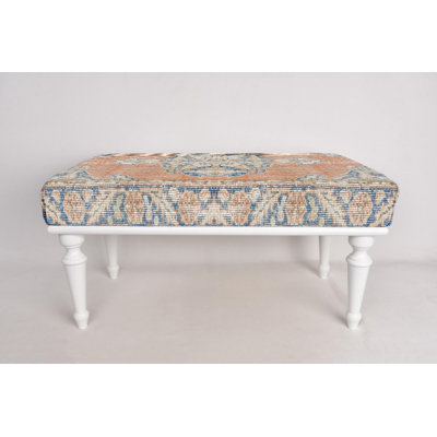 Cotton Upholstered Bench