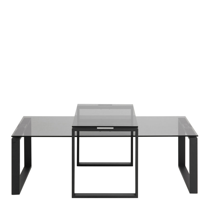 Shaylene 2 - Piece Living Room Table Set, Ask Black