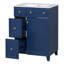 Meuble-lavabo de salle de bain avec lavabo en céramique, 2 tiroirs, 1 porte-133416471