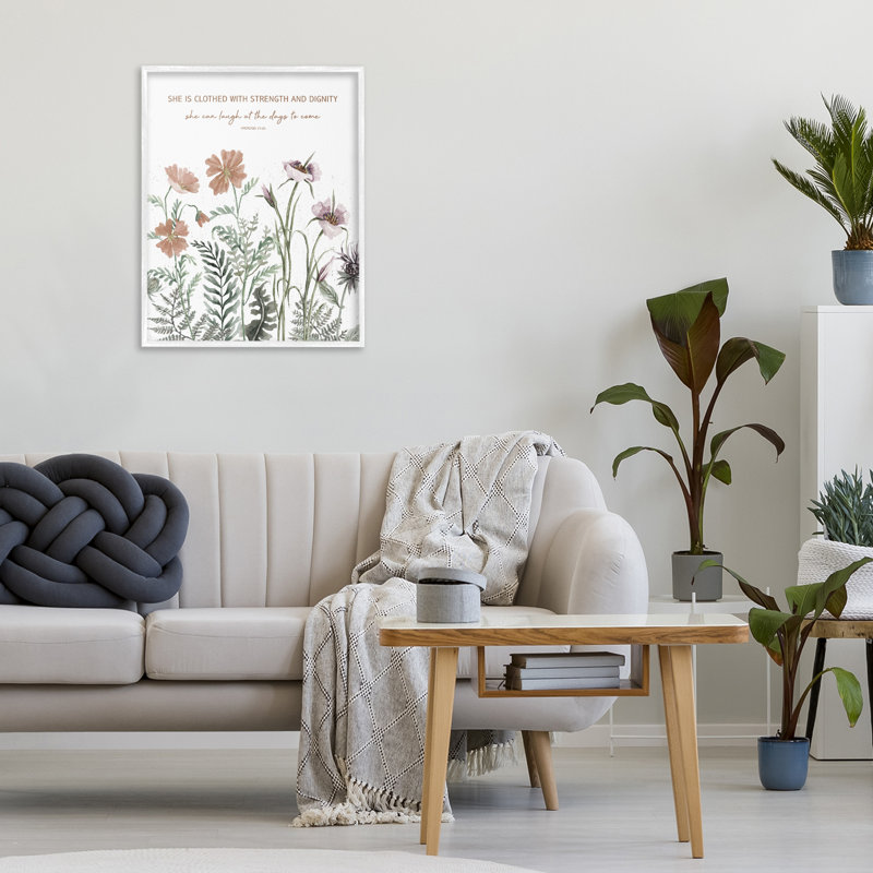 Vêtu d'une giclée encadrée par Botanical Force, design par Cindy Jacobs, H 20 po x l 16 po