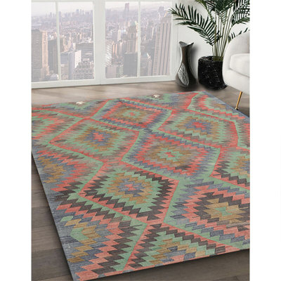 Tapis 10069 contemporain 100% lavable à la machine