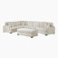 Canapé modulaire avec repose-pieds 156 po Showstead - Canapé modulaire avec repose-pieds Corduroy-1328479332-1328479333